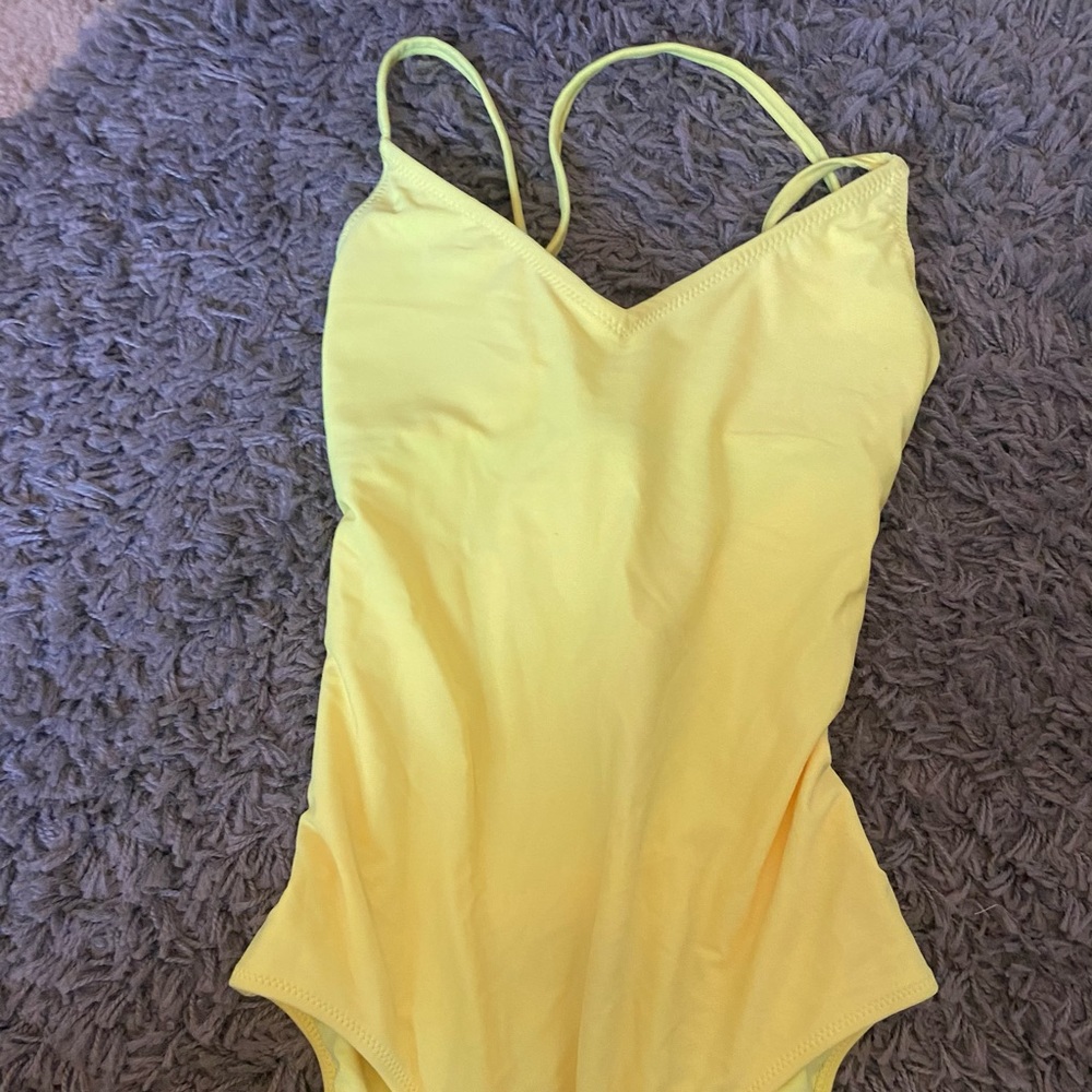 Aerie Yellow One Piece, size s